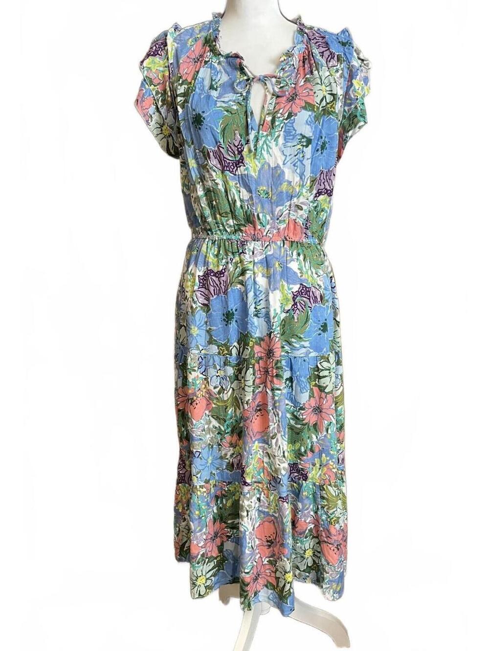 ee:some tiered floral dress large